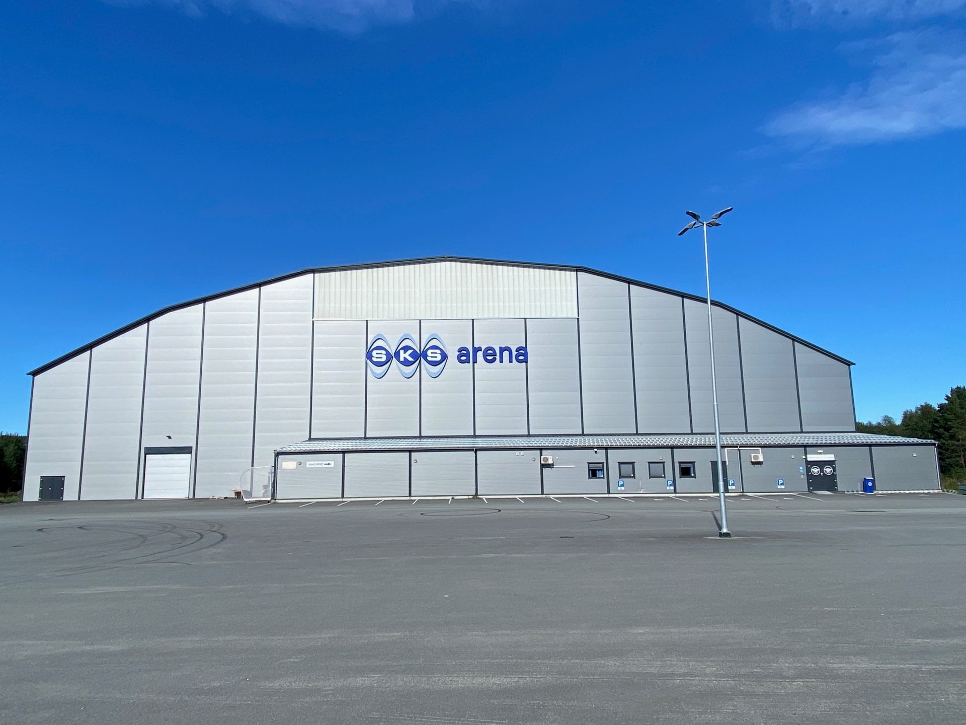 Bildet viser vår fotballhall